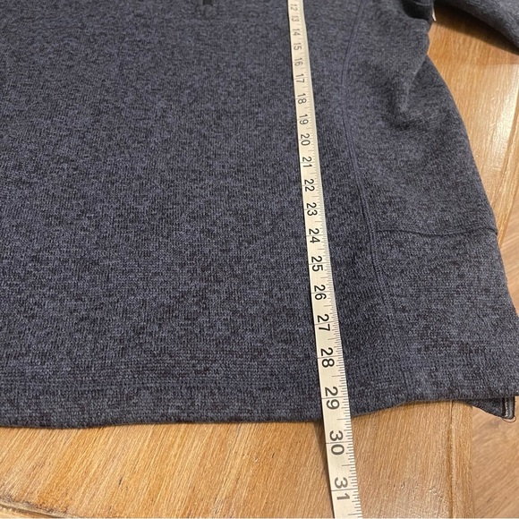 Woolrich Mens XL Fleece Pullover Half Quarter Zip Sweater Jacket Blue Sweatshirt - Picture 7 of 7